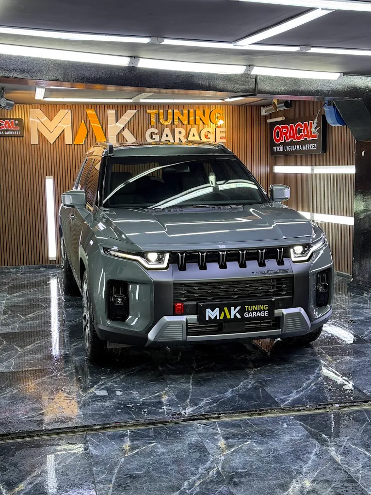 MAK Tuning Garage gri araç uygulaması