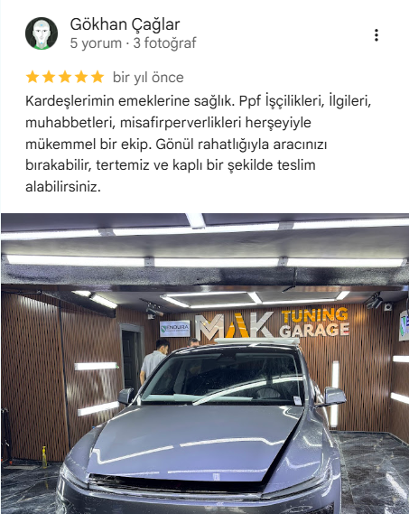 Gökhan Çağlar Google yorumu