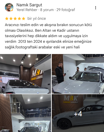 Namık Sargut Google yorumu