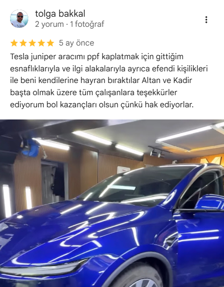 Tolga Bakkal Google yorumu